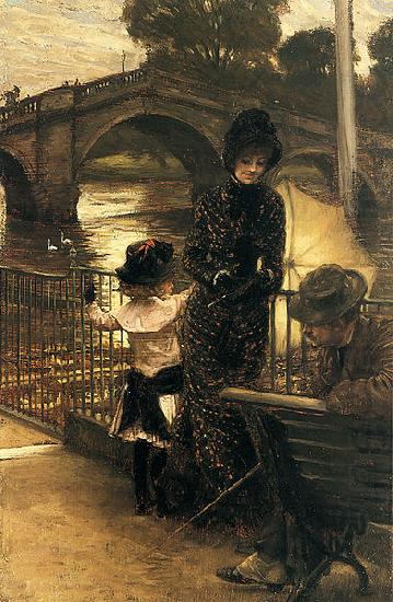 By the Thames at Richmond, James Joseph Jacques Tissot